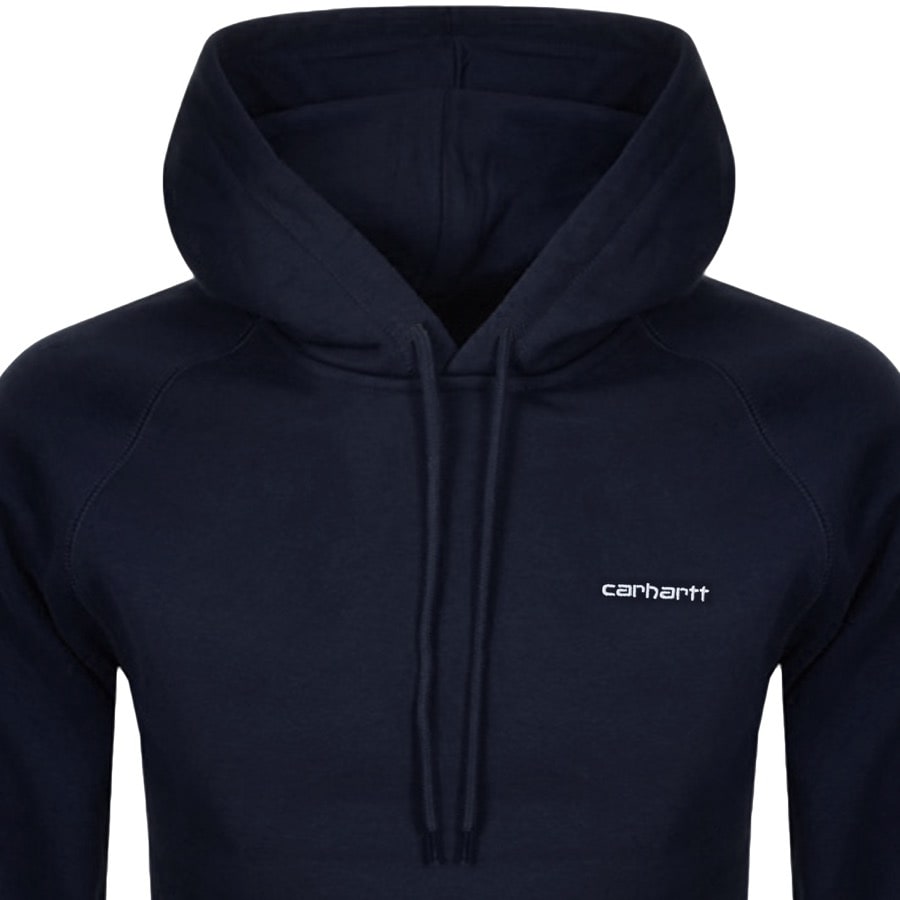 Alternative Image for ProductCarhartt Script Embroidery Logo Hoodie Navy2